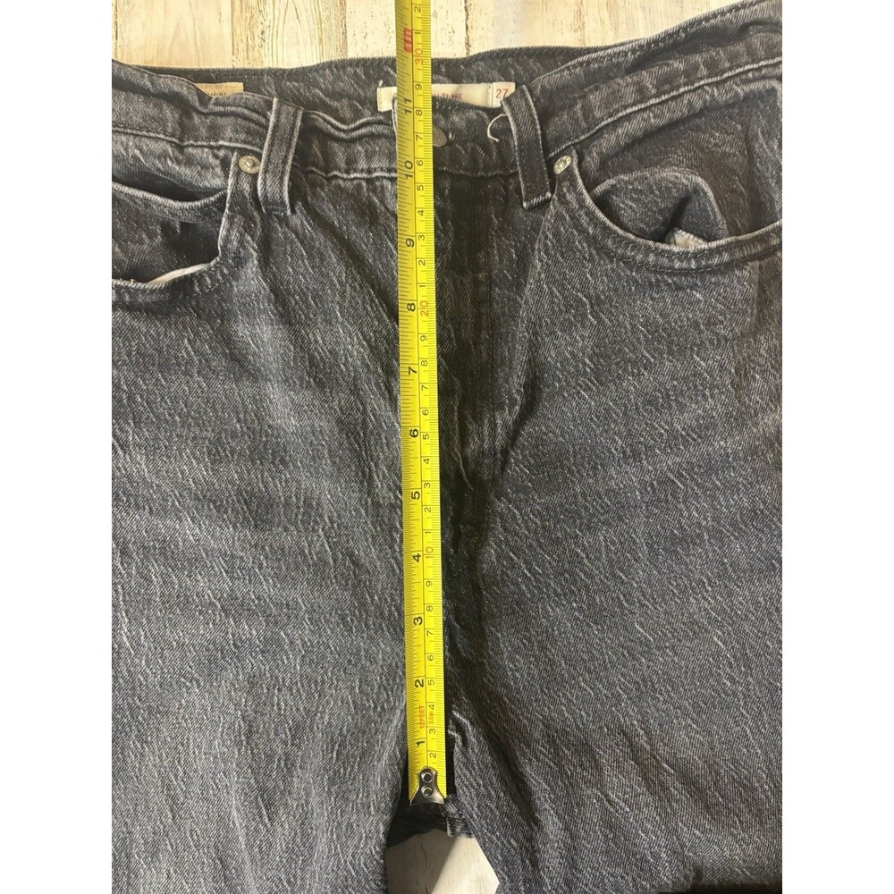 Levi’s Black 70s High Flare BIG E Zip Fly Premium Cotton Women’s Size 27 X 30 - Picture 11 of 11